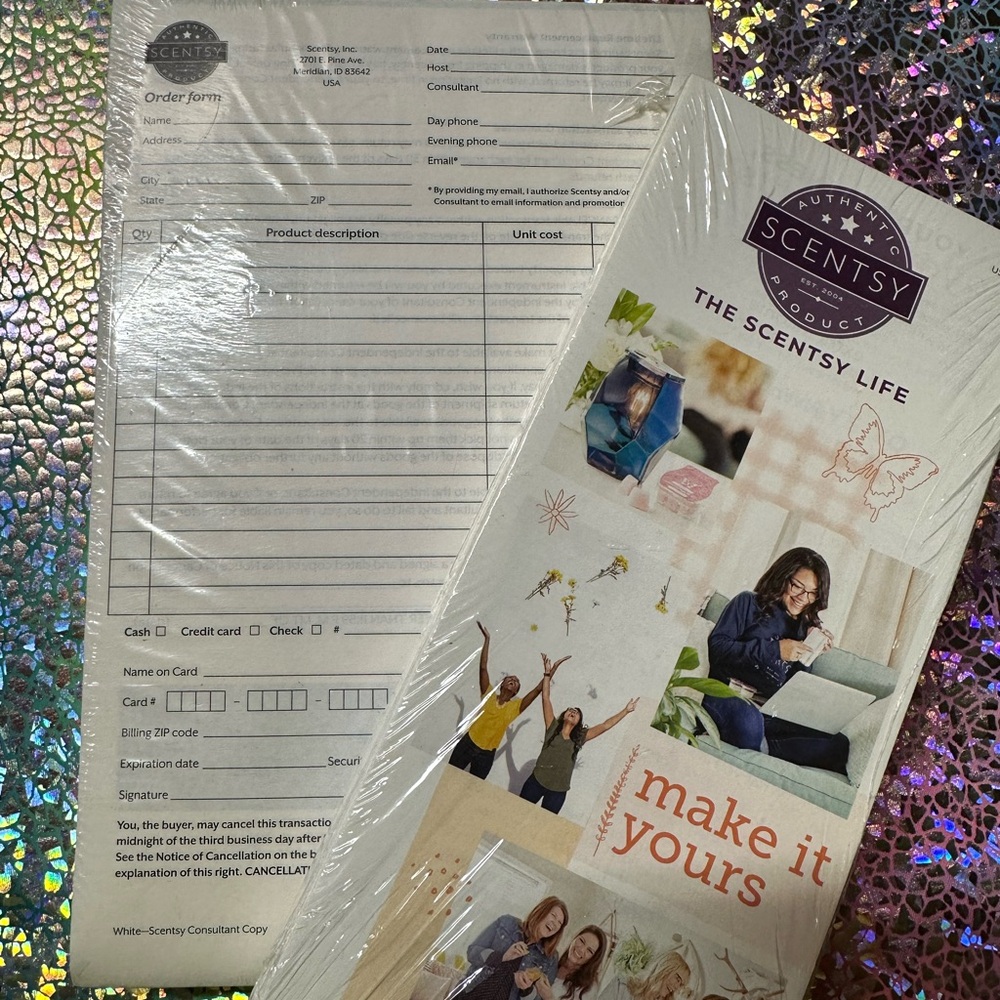 Scentsy Consultant Order Forms